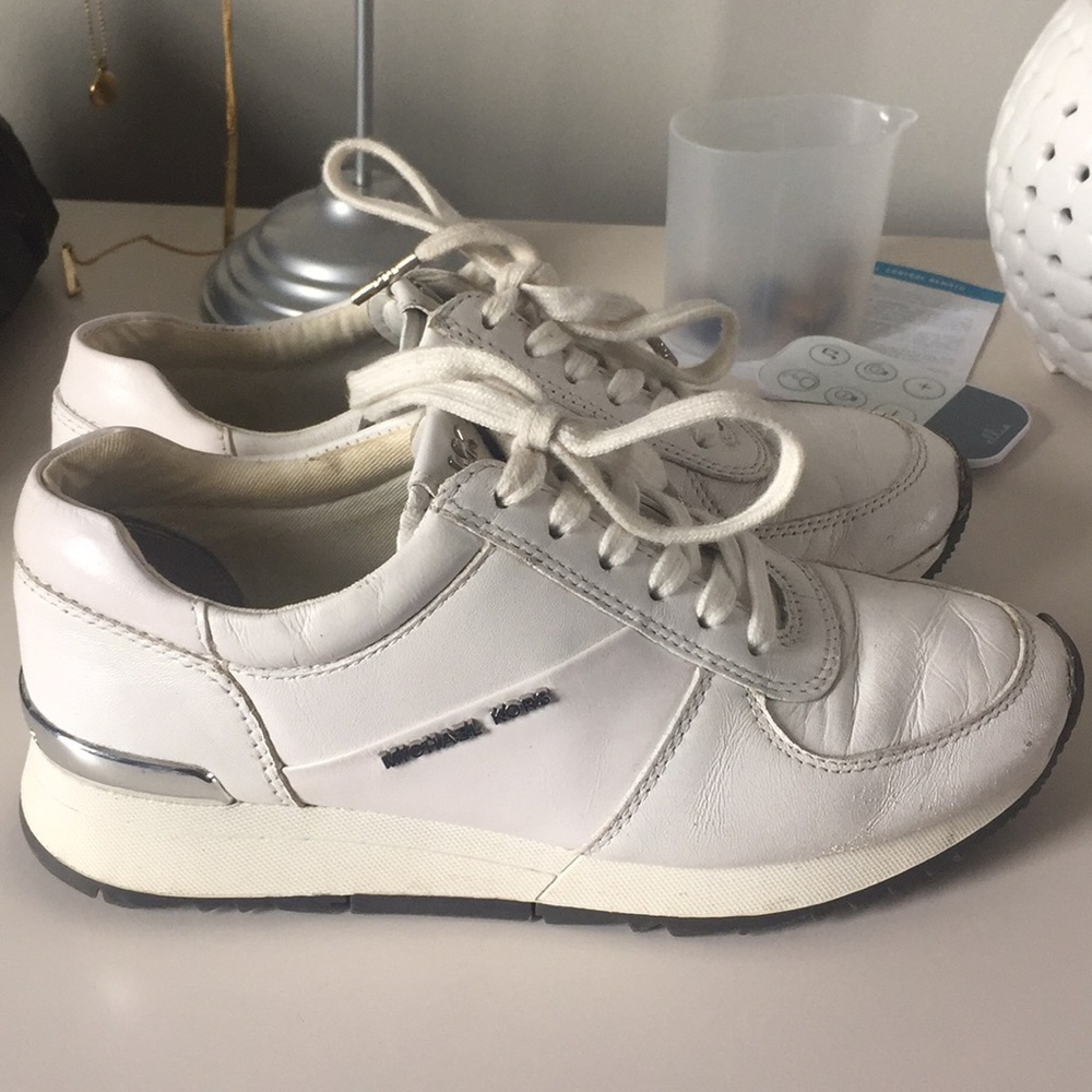 MK white sneakers